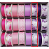Ditipo Bandbindung Satin lila Blüten 3 mx 25 mm