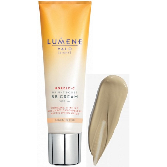 Lumene Valo Nordic-C Bright Boost SPF20 Aufhellende BB-Creme für alle Hauttypen Leicht / Mittel 30 ml