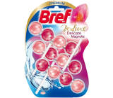 Bref De Luxe Delicate Magnolia fester Toilettenblock für hygienische Sauberkeit und Frische Ihrer Toilette 3 x 50 g