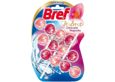Bref De Luxe Delicate Magnolia fester Toilettenblock für hygienische Sauberkeit und Frische Ihrer Toilette 3 x 50 g