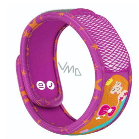 Parakito Repellent Mückenarmband für Kinder Meerjungfrau natürlich, nachfüllbar, wasserdicht, Schutz 24h / Tag - 15 Tage zum Nachfüllen + zwei Nachfüllungen