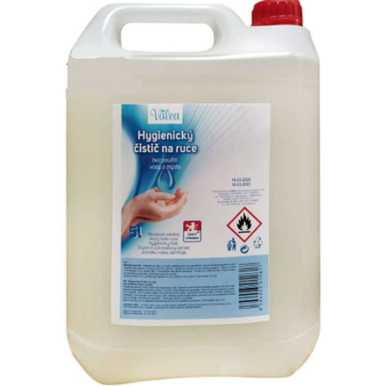 Valea Hygienischer antimikrobieller Reiniger Desinfektion für Hände 5 l