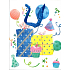 Emocio Geschenk Papiertüte für Kinder 18 x 24 x 8 cm Geschenke