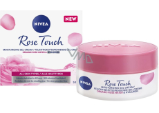 Nivea Rose Touch feuchtigkeitsspendende Tagesgelcreme für alle Hauttypen 50 ml