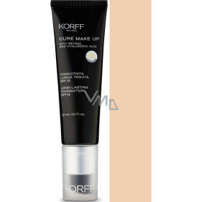 Korff Cure Make Up Long-lasting Foundation SPF15 langanhaltendes Make-up 01 Cremig 30 ml