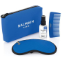 Balmain Paris Cosmetic Bag Blue Spülung ohne Spülung 50 ml + Schlafmaske + Taschenkamm + Neoprenbeutel, Kosmetikset
