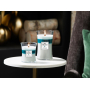 WoodWick Trilogy Icy Woodland - Ice Forest Duftkerze mit Holzdocht und Deckel Glas mittel 275 g