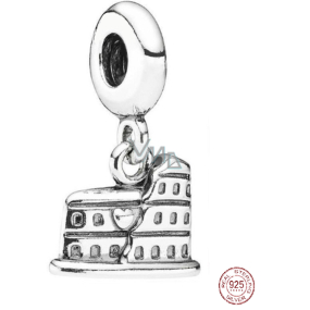 Sterling Silber 925 Rom Kolosseum, Reise-Armband-Anhänger Sterling Silber 925 Rom Kolosseum, Reise-Armband-Anhänger