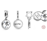 Sterling Silber 925 Harry Potter - Ravenscar + Zirkonia, 2in1 Anhänger für Armband