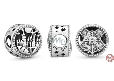 Sterling Silber 925 Harry Potter - Hogwarts Schule für Hexerei und Zauberei, Armband Perle