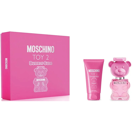 Moschino Toy 2 Bubble Gum Eau de Toilette 30 ml + Body Lotion 50 ml, Geschenkset für Frauen