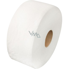 Jumbo 2vrstvý toaletní papír extra bílý, šířka role 190 mm, návin role 120 m, balení 6 rolí Jumbo 2vrstvý toaletní papír extra bílý, šířka role 190 mm, návin role 120 m, balení 6 rolí
