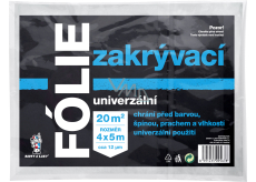 BALtool Univerzální zakrývací fólie, 12 µ, 20 m², 4 x 5 m 1 kus