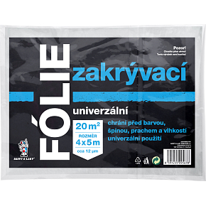 BALTOOL universelle Abdeckfolie, 12 µ, 20 m², 4 × 5 m