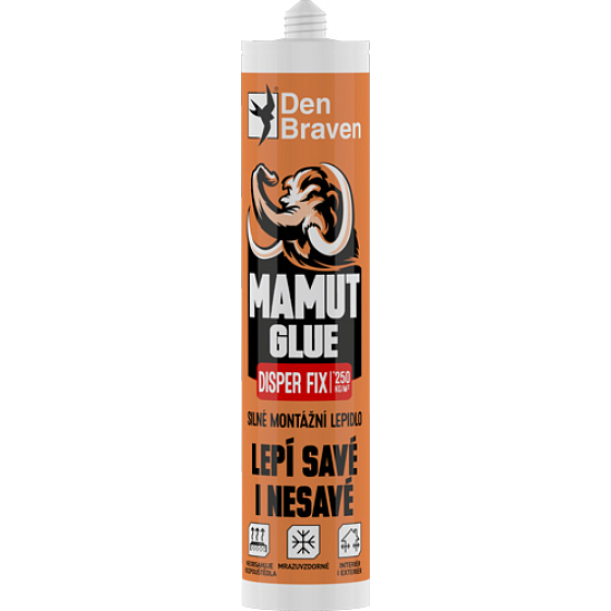 Den Braven Mamut Glue Disper Fix universelles Klebstoff klebt saugfähige und nicht saugfähige Materialien, 280 ml
