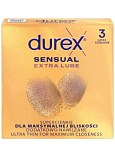 Durex Sensual Extra Lube Kondome, 3 Stück