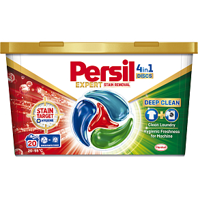 Persil Waschmittelkapseln Discs 4in1 Deep Clean Expert Fleckenentfernung 20 Waschgänge