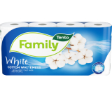 Tento White Cotton Whiteness 2-lagiger Toilettenpapier, 8 Rollen, 18 m Rolle