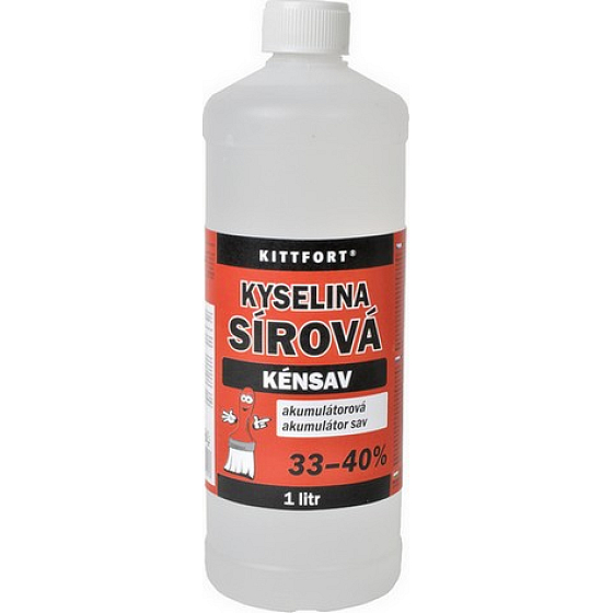 Kittfort Schwefelsäurebatterie 33-40% 1 l