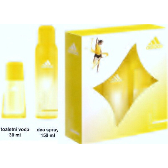 Adidas Free Emotion Eau de Toilette 30 ml + Deodorant Spray 150 ml, Geschenkset
