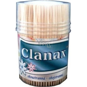 Clanax Zweiseitige Zahnstocher in einer Schachtel mit 350 Stück