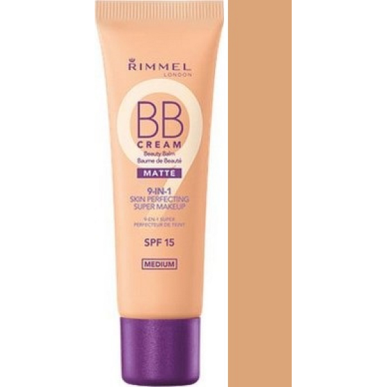 Rimmel London Schönheitsbalsam Matte 9in1 SPF15 BB Creme 002 Medium 30 ml