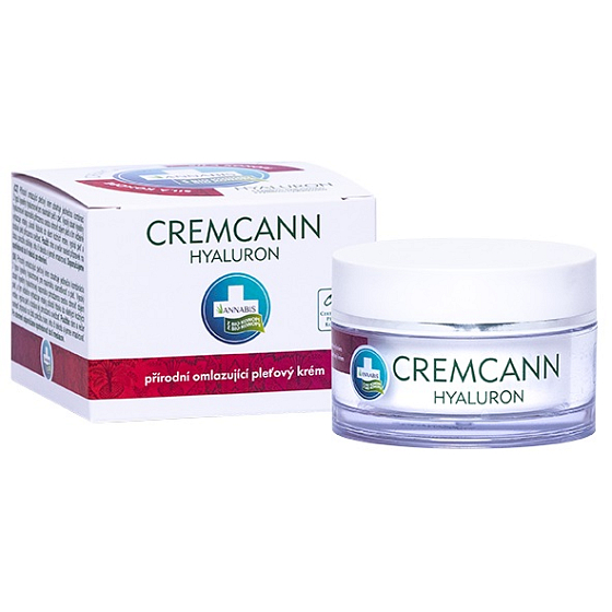 Annabis Cremcann Hyaluron Hanf Feuchtigkeitsspendende Gesichtscreme mit Hyaluronsäure 15 ml