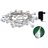 Emos Lighting Kristallkette 4 m, 40 LED warmweiß + 5 m Stromkabel