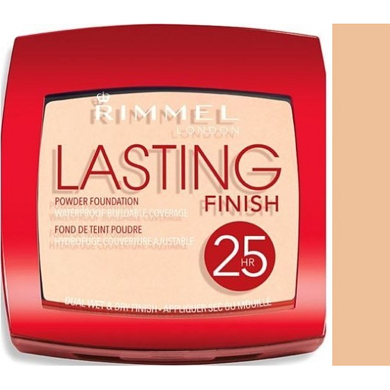 Rimmel London Lasting Finish Powder Foundation Pulver 004 Light Honey 7 g