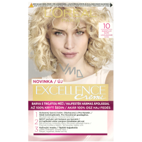 Loreal Paris Excellence Creme Haarfarbe 10 Hellstes Blond Loreal Paris Excellence Creme Haarfarbe 10 Hellstes Blond