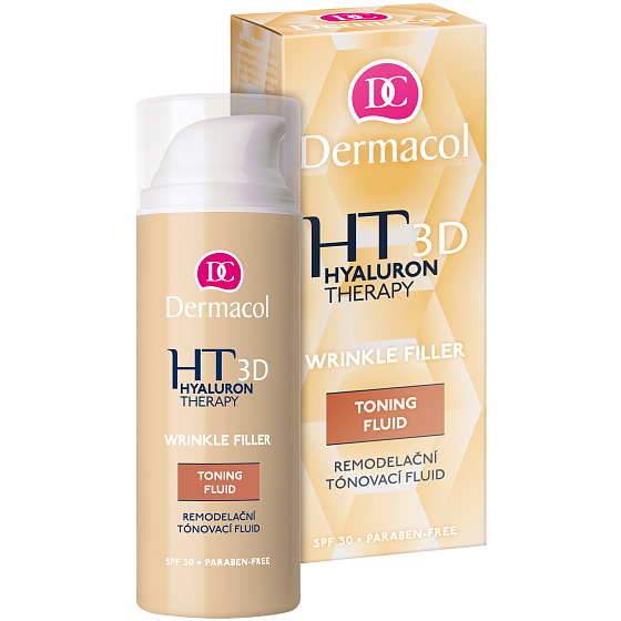 Dermacol Hyaluron Therapie 3D Faltenfüller Umbau Tönungsflüssigkeit von 30 50 ml
