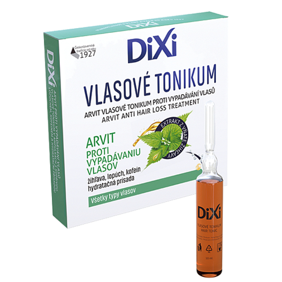 Dixi Arvit Haarausfall-Tonikum für alle Haartypen, in Ampullen zu 6 x 10 ml