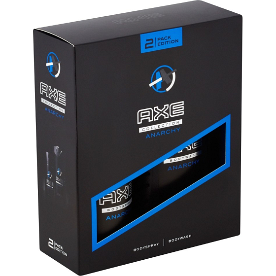 Axe Anarchy for Him Deodorant Spray für Männer 150 ml + Duschgel 250 ml, Kosmetikset