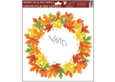 Fensterfolie ohne Kleber Herbstkranz Nr. 4 30 x 30 cm