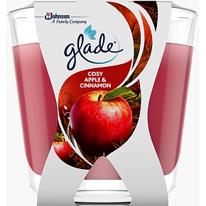Glade Spiced Apple Brenndauer von Apfel- und Zimtkerzen bis zu 30 Stunden 70 g