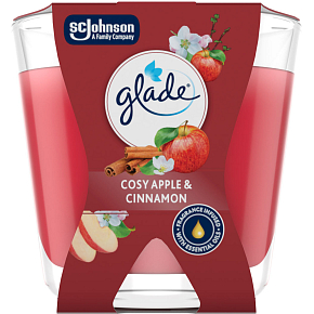 Glade Spiced Apple Brenndauer von Apfel- und Zimtkerzen bis zu 30 Stunden 70 g