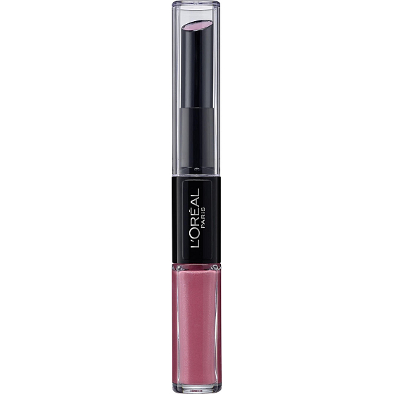 Loreal Infaillible Reno 24h lang anhaltender Lippenstift und Lipgloss 2in1 125 Born to Blush 5 ml
