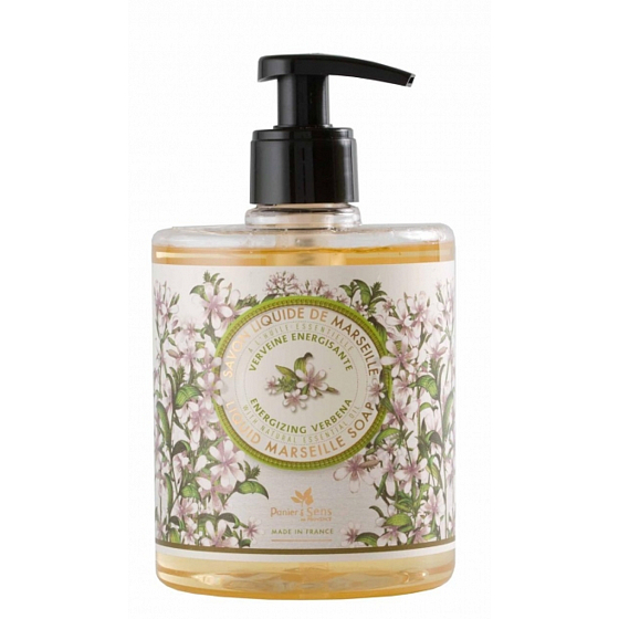Panier des Sens Verbena flüssige Handseife mit einem frischen Duftspender 500 ml