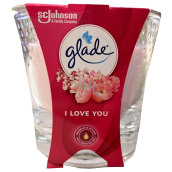 Glade I Love You Duftkerze im Glas, Brenndauer bis zu 32 Stunden 129 g