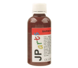 JP arts Farbe für Textilien für leichte Materialien, Glitzer 11. Dunkelbraun 50 g