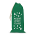 Nekupto Stoff Weihnachtstasche Friedliche Weihnachtsferien grün 150 x 300 mm