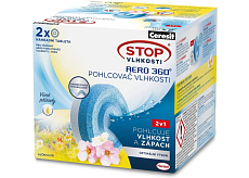 CERESIT STOP VLHKOSTI AERO 360° Nachfülltabletten 2v1, Wiesenblumen, 2x450g