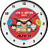 Degen Merch Freunde Freunde Wanduhr Chibi 24,5 x 24,5 cm