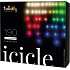 Twinkly Icicle Special Edition intelligente Lichter 190 Stück per App gesteuert, farbig 5 m