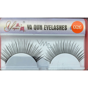 EyelaShes Künstliche Wimpern mit Kleber 026 Schwarz 1 Paar