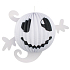 Laterne rund weiß Ghost 23 cm