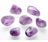 Amethyst Getrommelter Naturstein, ca. 2 cm, 5-10g, 1 Stück, Stein der Könige und Bischöfe