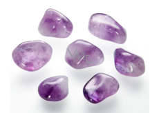 Amethyst Getrommelter Naturstein, ca. 2 cm, 5-10g, 1 Stück, Stein der Könige und Bischöfe