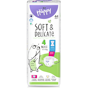 Bella Happy Maxi 4 Kinderwindeln Einweg 8-14 kg, 44 Stk