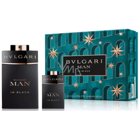 Bvlgari Man In Black Eau de Parfum 100 ml + Eau de Parfum 15 ml, Geschenkset für Männer